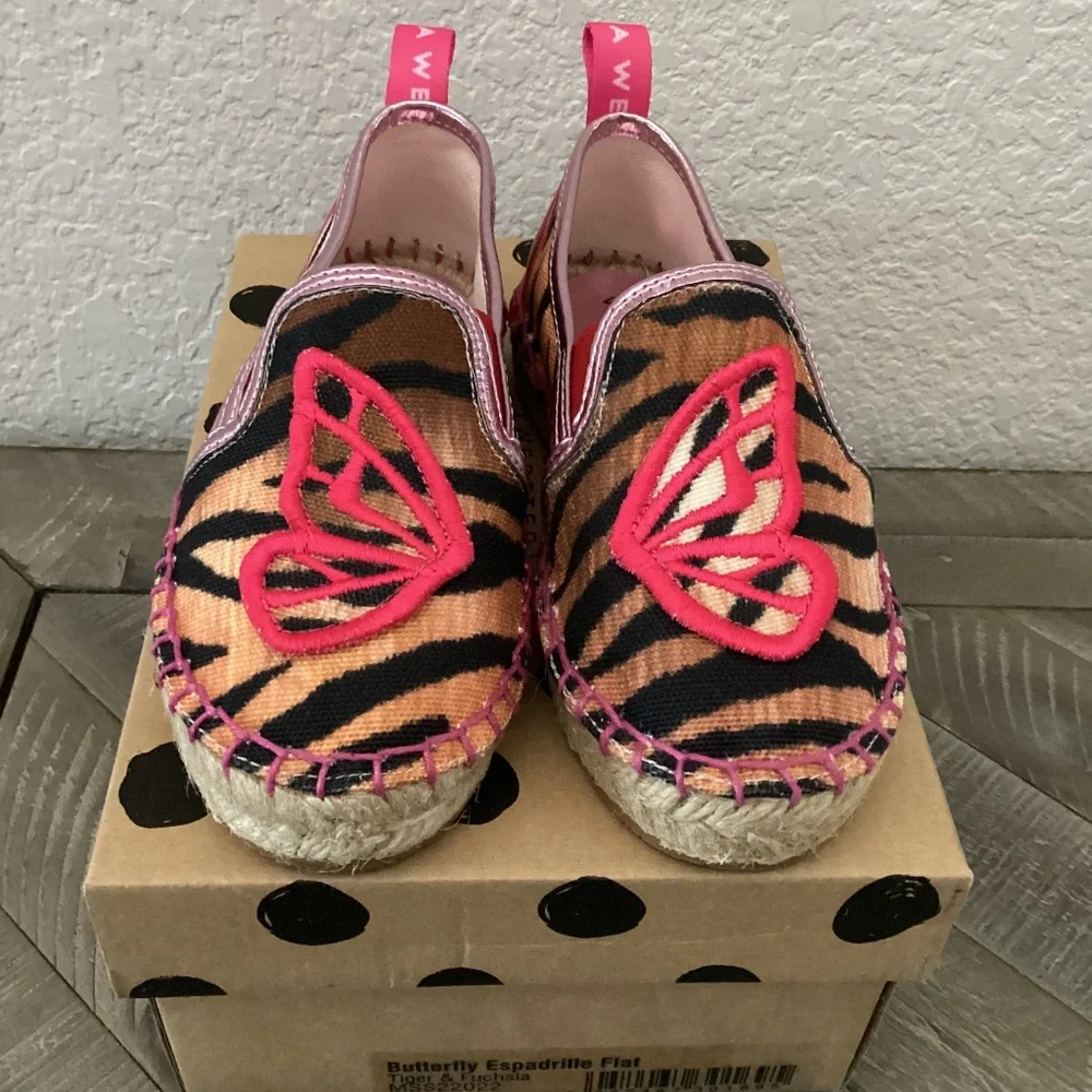 SOPHIA WEBSTER Kids' Butterfly Espadrille Flat (Toddler Kid) 10US / 26E